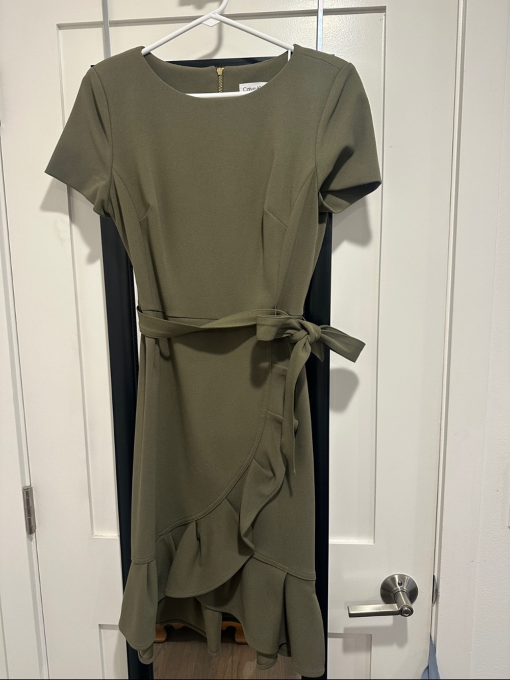 Sage green Calvin Klein dress